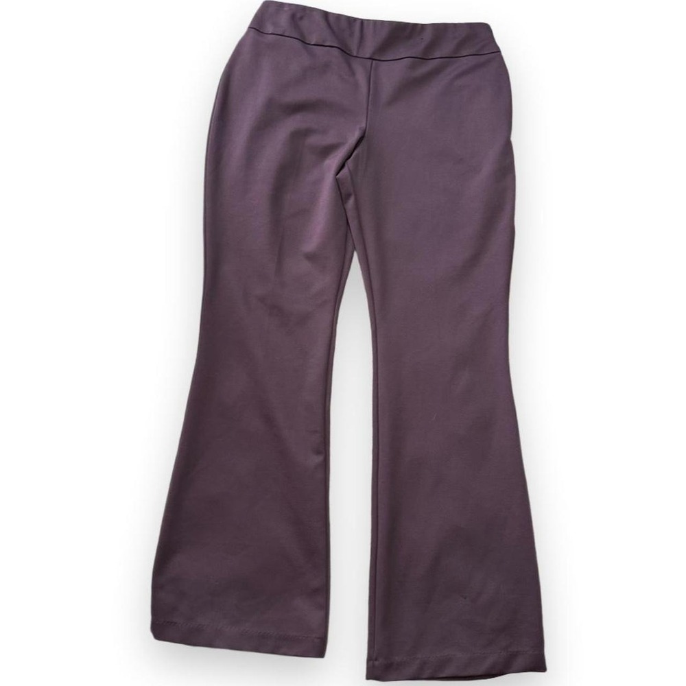 Vintage Y2K New York & Company Purple Flare Pants, Women's Size L